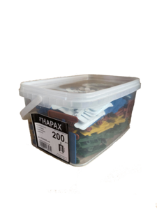 Bte de 200 cales fourchette assortiment 1 - 2 - 3 - 4 - 5 mm x 100 x 25 mm large